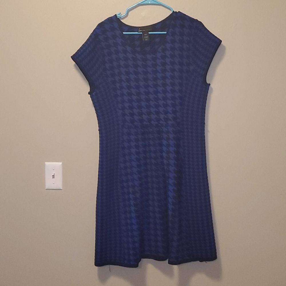 Lane Bryant Blue and Black Dress 18/20